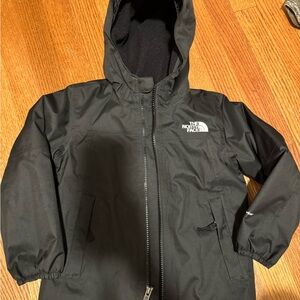 The North Face fleece lined raincoat